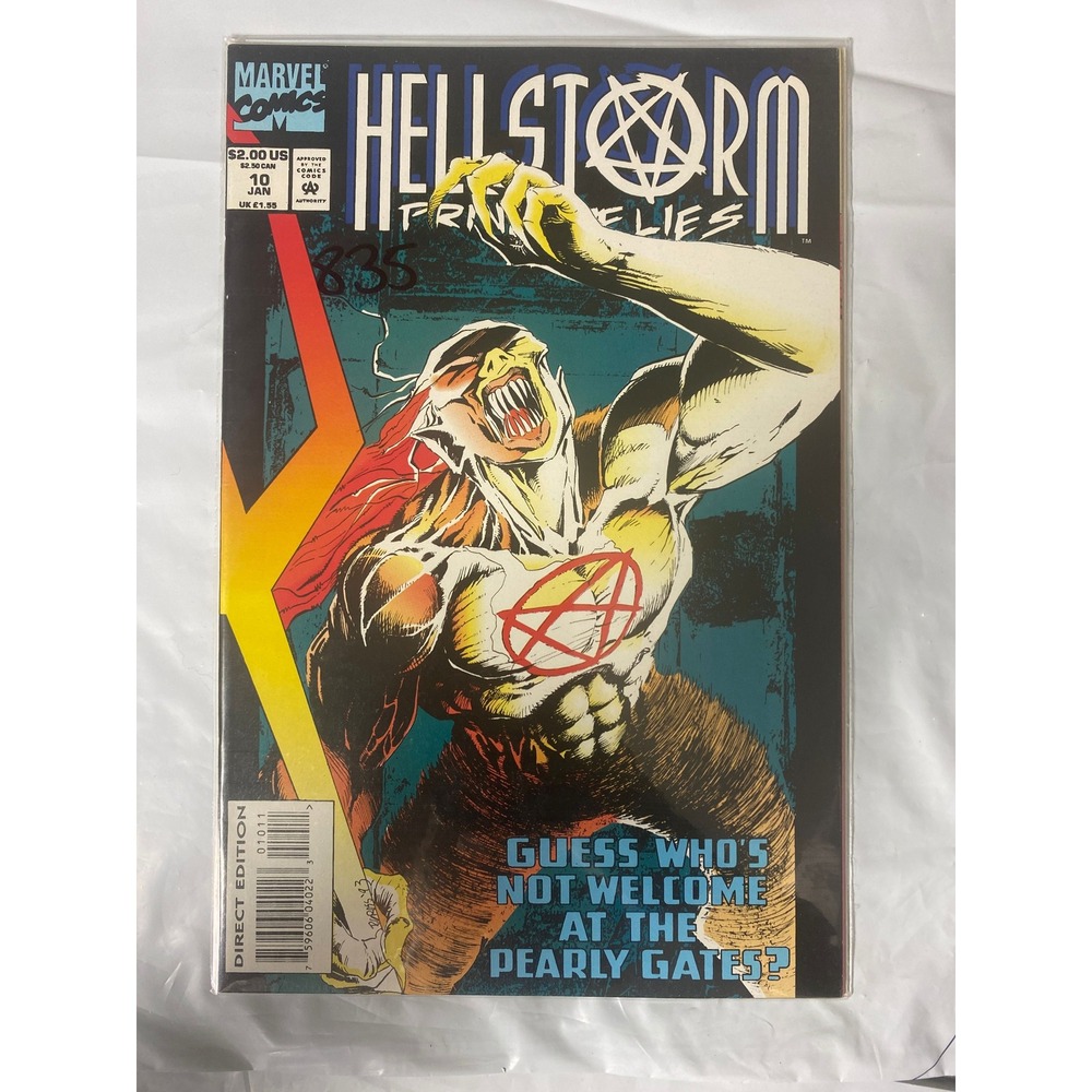 Marvel Hellstorm Prince of Lies 10 Jan 1994 Horror Supernatural Comic Book